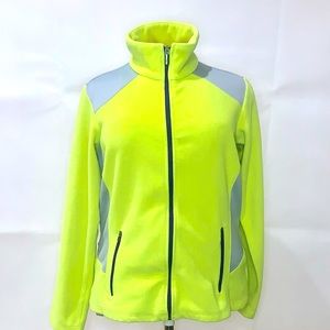 Columbia - Yellow Womens Zip Up Fleece Jacket Size M